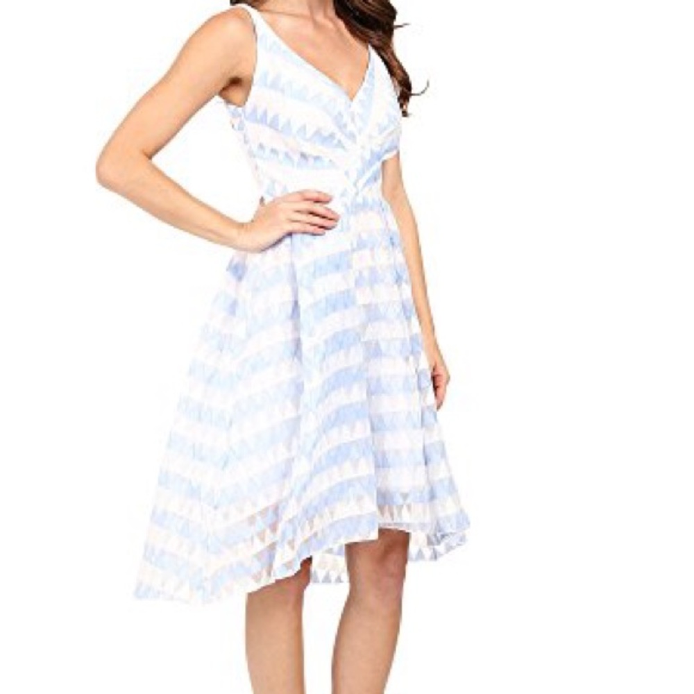 Eva by Eva Franco Blue Hi-Lo dress, 14, NEW